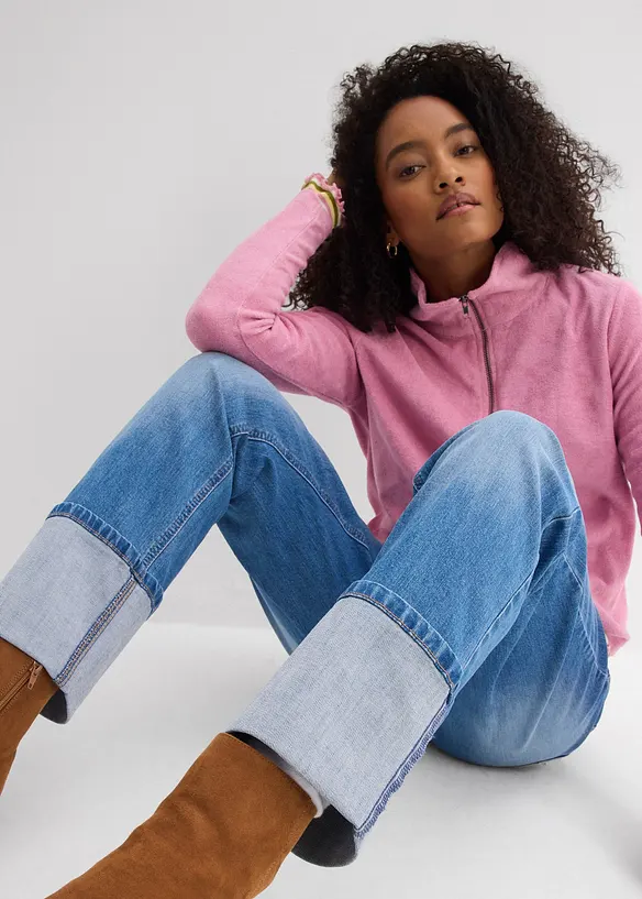 Loose Straight Jeans High Waist, bonprix