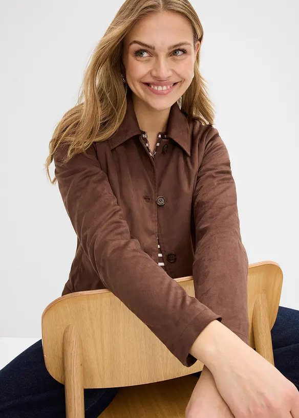 Jacka i mockaskinnimitation, bonprix