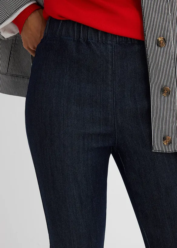 Slim Fit Jeans High Waist, cropped, bonprix