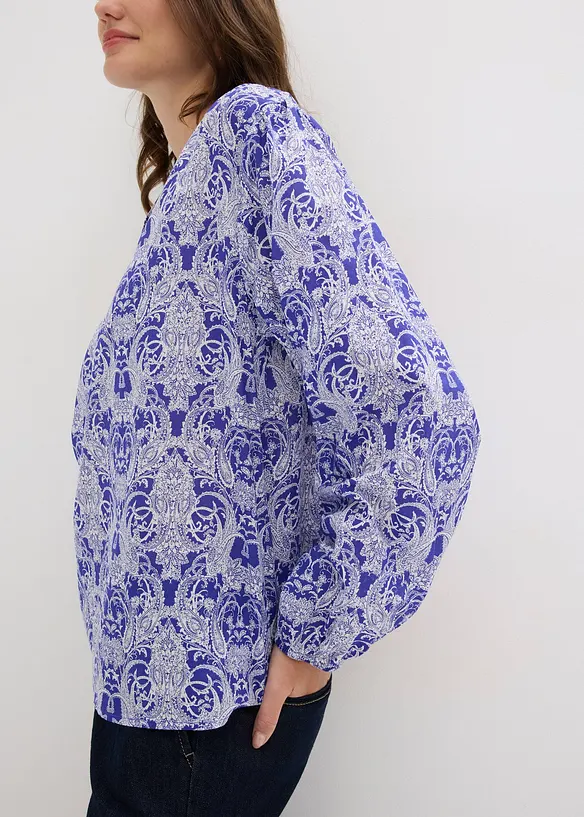 Blus i bomull, bonprix