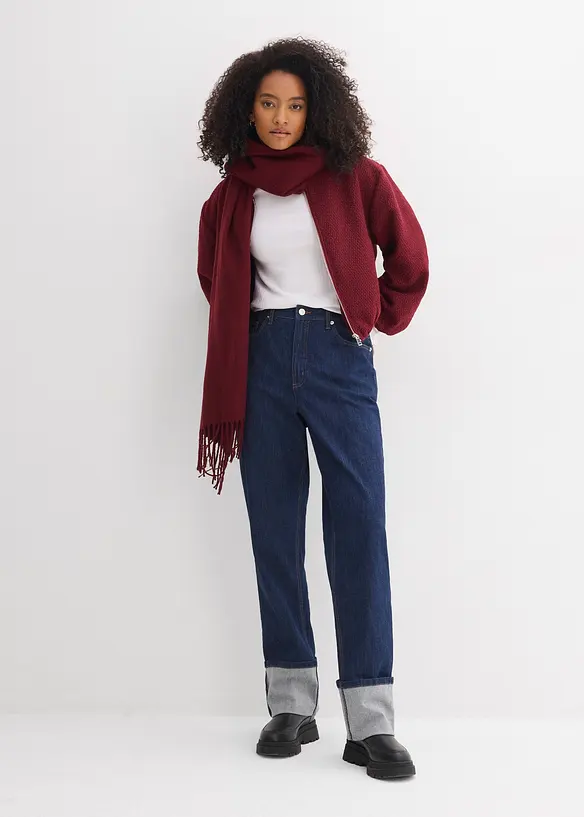 Loose Straight Jeans High Waist, bonprix