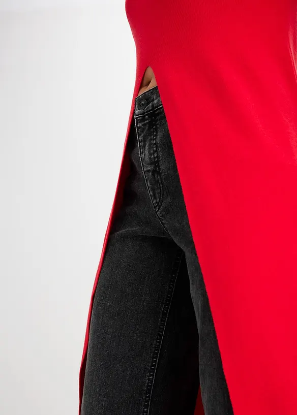 L&aring;ng tr&ouml;ja med slits, bonprix