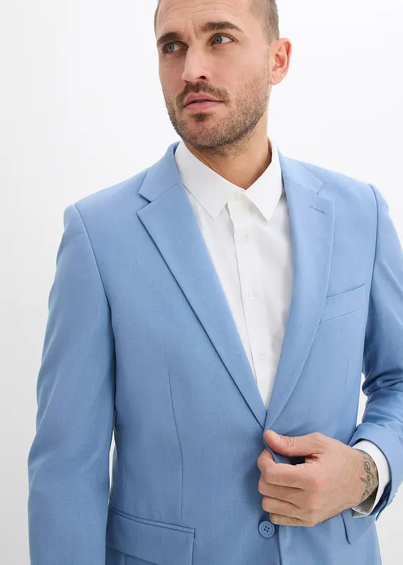 Superstretchig kostym (2 delar) Slim Fit, bonprix