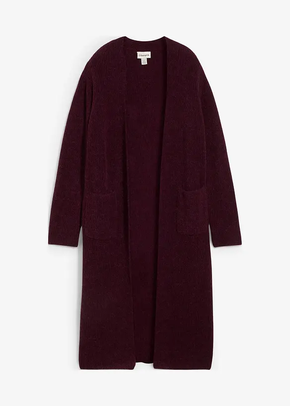 Stickad kappa med alpackaull, bonprix