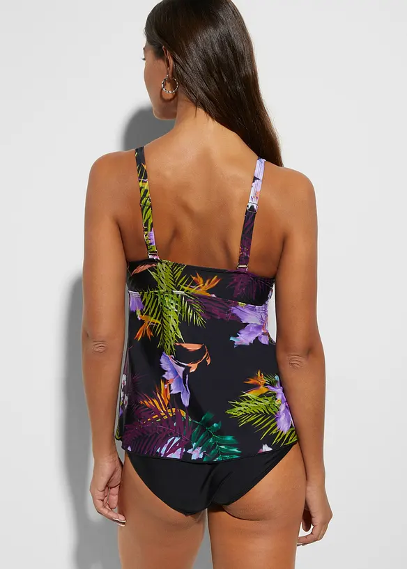 Tankini (2 delar) med V-ringning, bonprix