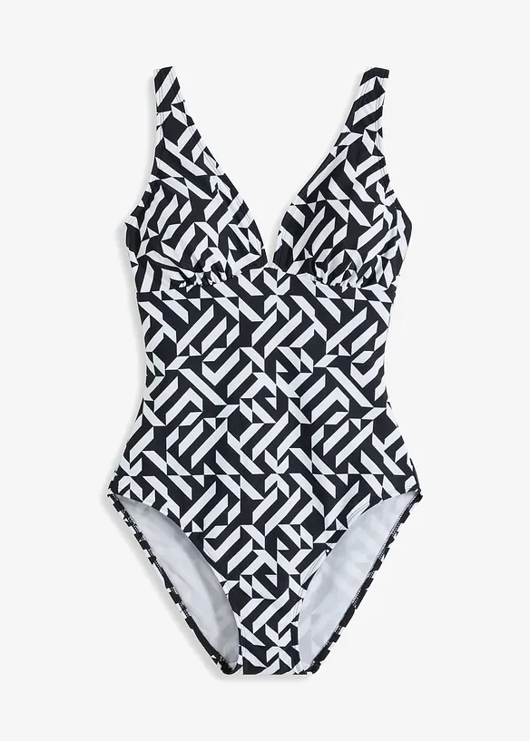 Baddr&auml;kt med V-ringning och l&auml;tt formande effekt, bonprix