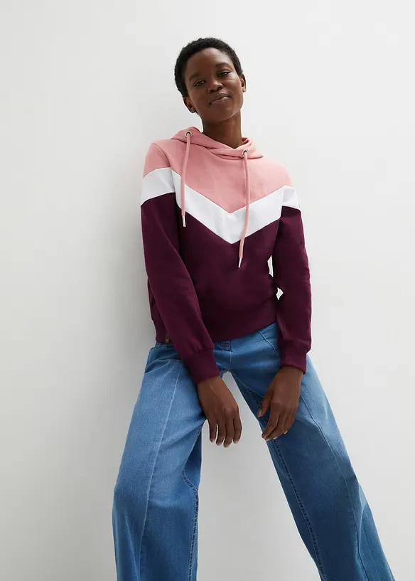 Luvtr&ouml;ja med stor krage, bonprix