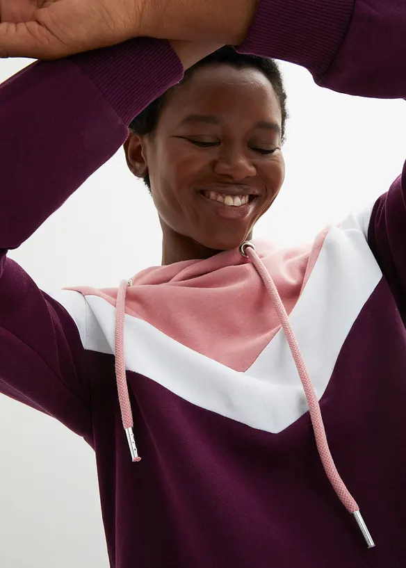 Luvtr&ouml;ja med stor krage, bonprix