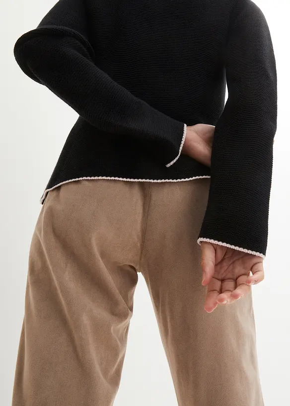 S&ouml;t folkdr&auml;ktsinspirerad cardigan med broderi, bonprix