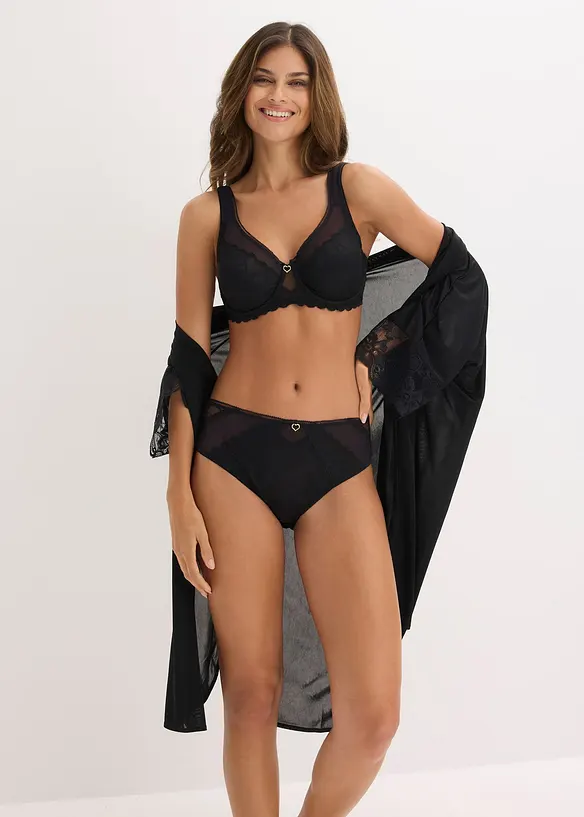 Maxitrosa med skir spets, bonprix