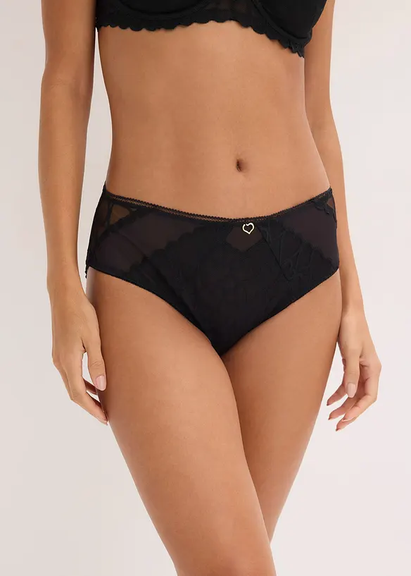 Maxitrosa med skir spets, bonprix