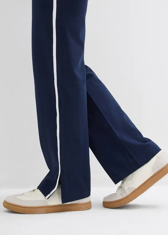 Stretchig tr&auml;ningsoverall i bomull (2 delar), bonprix