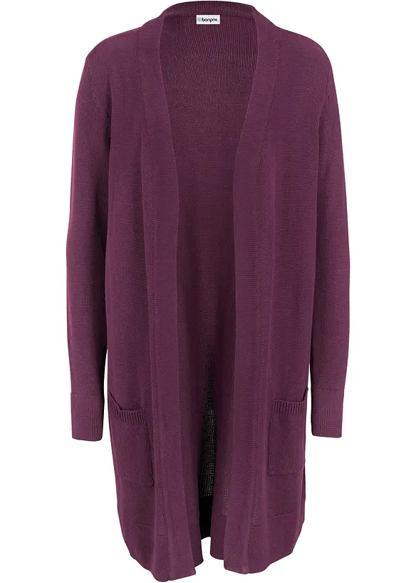 L&aring;ng cardigan, l&aring;ng&auml;rmad, bonprix