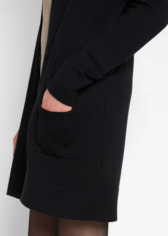 L&aring;ng cardigan, l&aring;ng&auml;rmad, bonprix