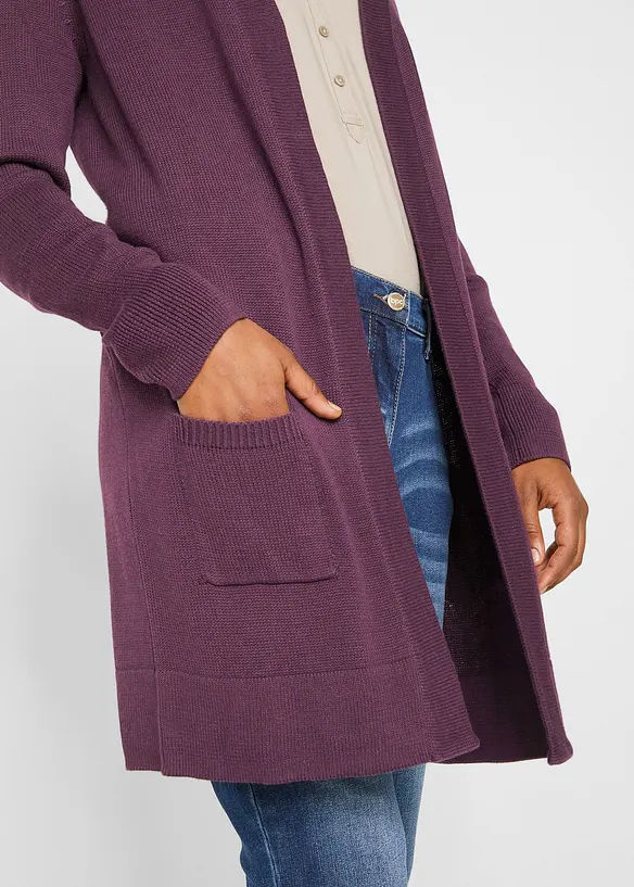 L&aring;ng cardigan, l&aring;ng&auml;rmad, bonprix