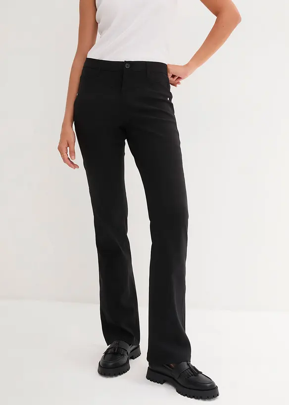 Stretchig bengalinbyxa i bootcutmodell, bonprix