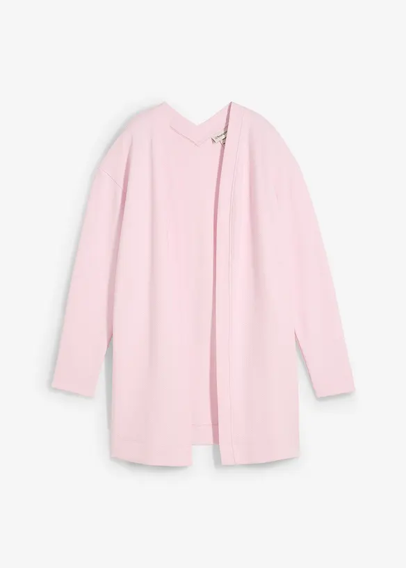 L&aring;ng trik&aring;jacka av mjuk bomullsmix, bonprix