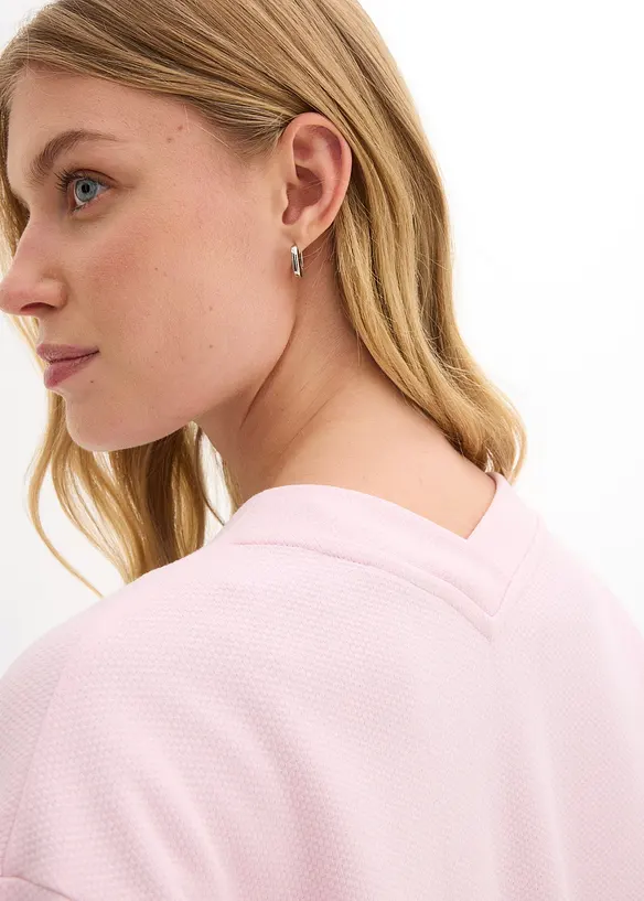 L&aring;ng trik&aring;jacka av mjuk bomullsmix, bonprix