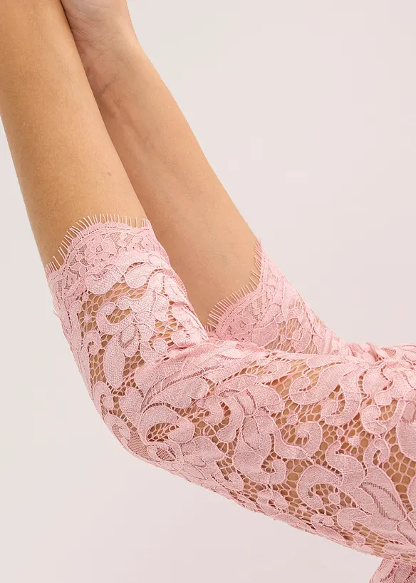 Maxikl&auml;nning med spets, bonprix