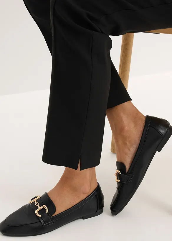 Vid dra-p&aring; byxa av bengalin, bonprix