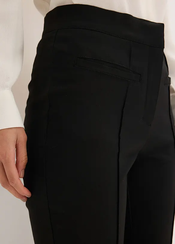 Vid dra-p&aring; byxa av bengalin, bonprix