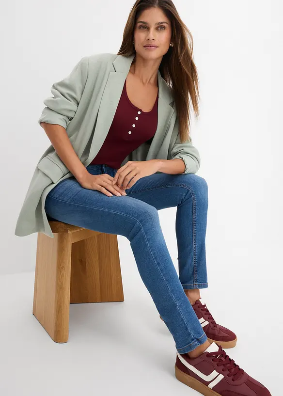 Skinny Jeans Mid Waist, Stretch, bonprix