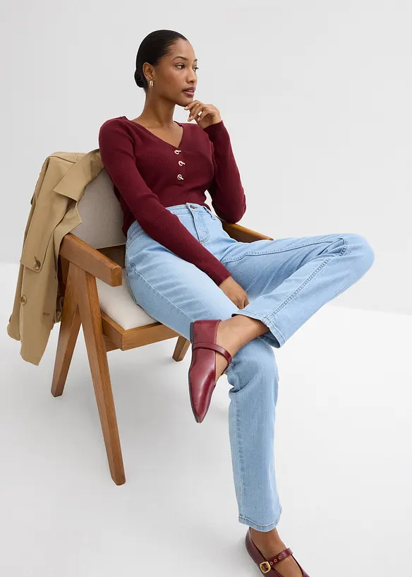 Skinny Jeans Mid Waist, Stretch, bonprix