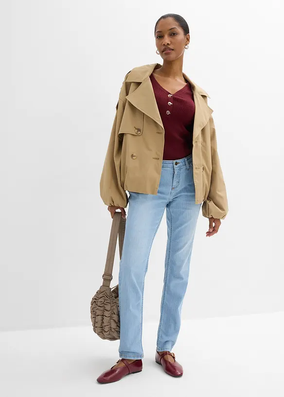 Skinny Jeans Mid Waist, Stretch, bonprix