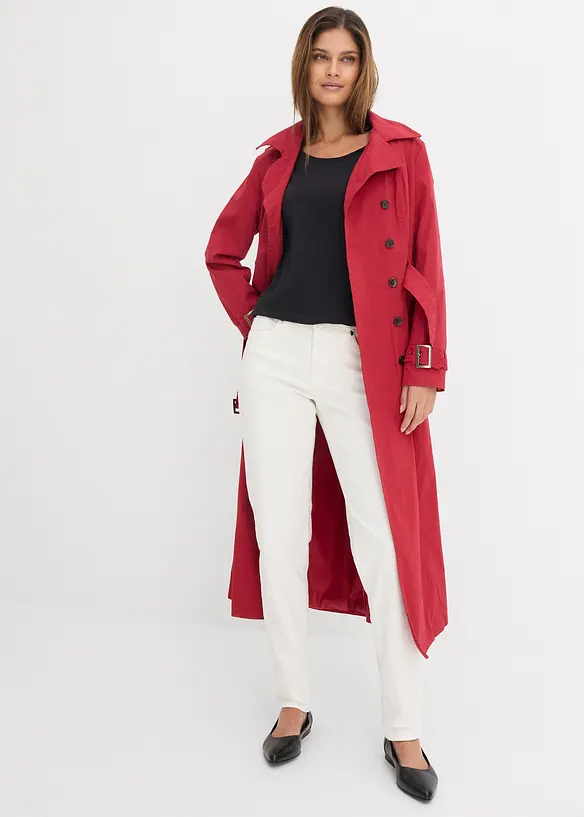 Mom Jeans Mid Waist, l&aring;nga ben, bonprix