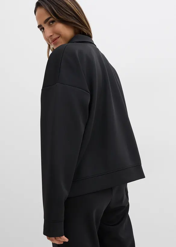 Trik&aring;jacka med dragkedja i neopren, bonprix