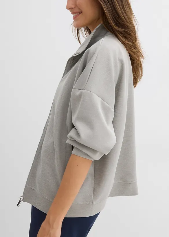 Trik&aring;jacka med dragkedja i neopren, bonprix