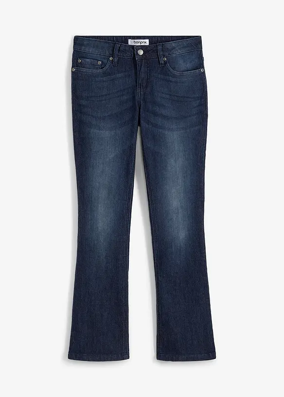 Stretch Bootcut Jeans Mid Waist, bonprix