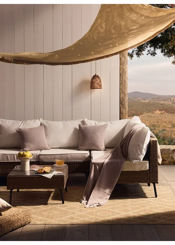 Solpanelsdrivet solsegel, bonprix