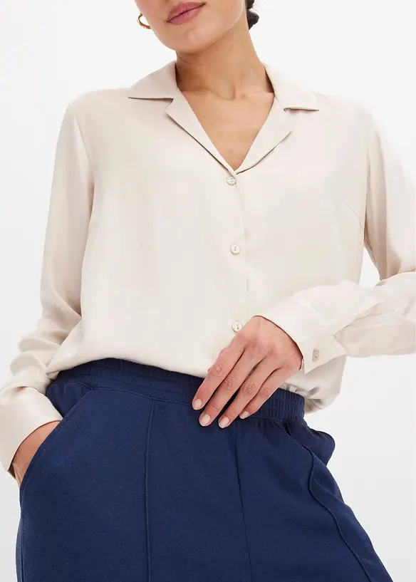 Dra p&aring;-byxa med sydda pressveck, bonprix