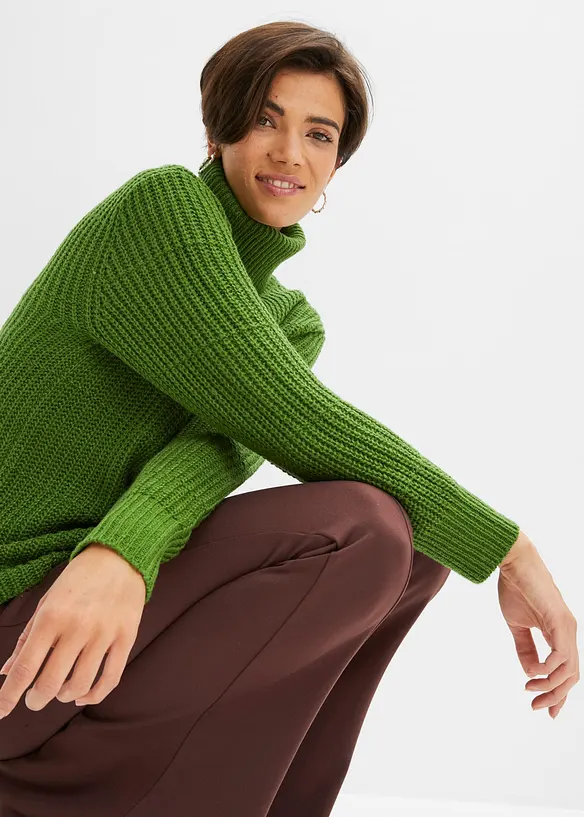 Stickad polotr&ouml;ja, bonprix