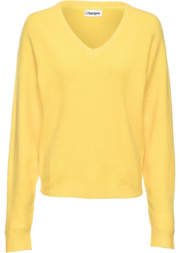 Stickad tr&ouml;ja i oversizemodell, bonprix