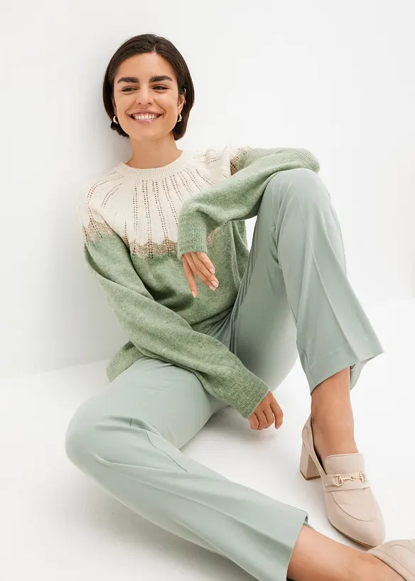 Tr&ouml;ja med h&aring;lm&ouml;nster, bonprix