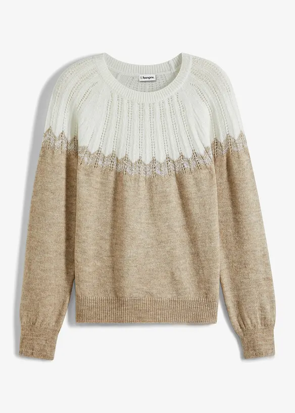 Tr&ouml;ja med h&aring;lm&ouml;nster, bonprix