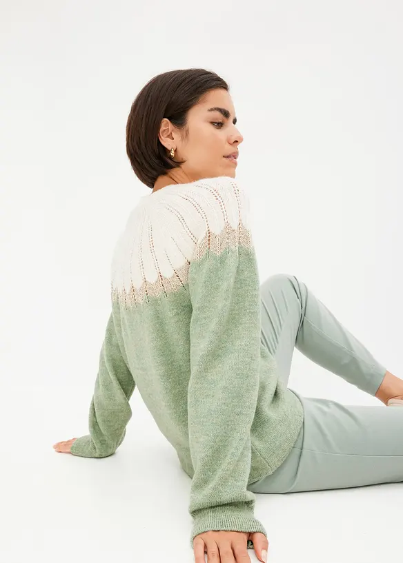 Tr&ouml;ja med h&aring;lm&ouml;nster, bonprix