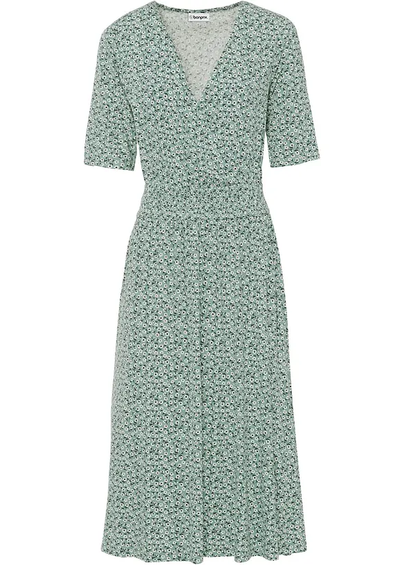 Jerseykl&auml;nning av viskosmix, bonprix