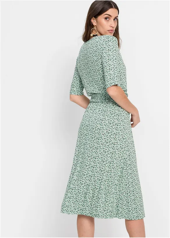 Jerseykl&auml;nning av viskosmix, bonprix