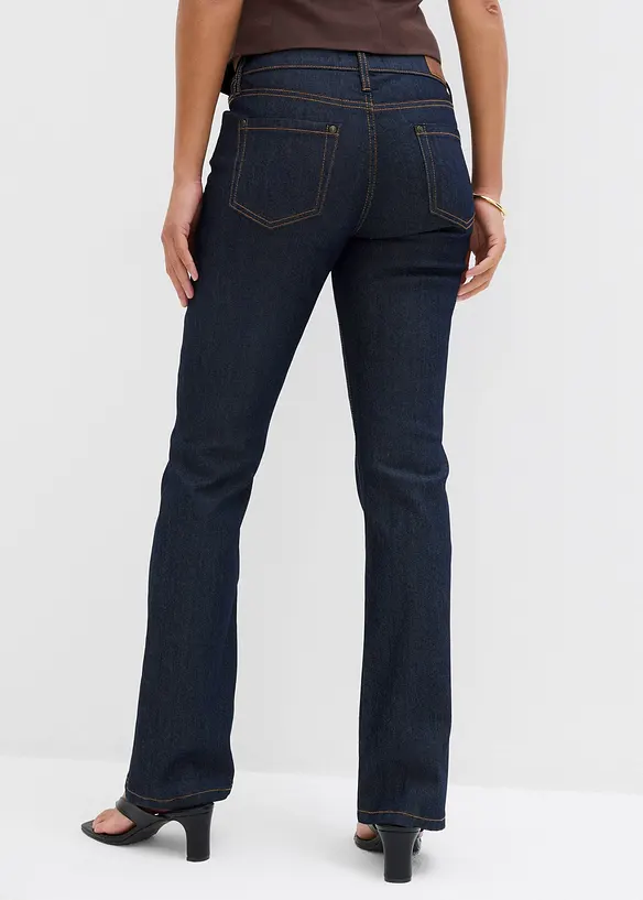 Bootcut jeans Mid Waist, Komfort-Stretch, bonprix