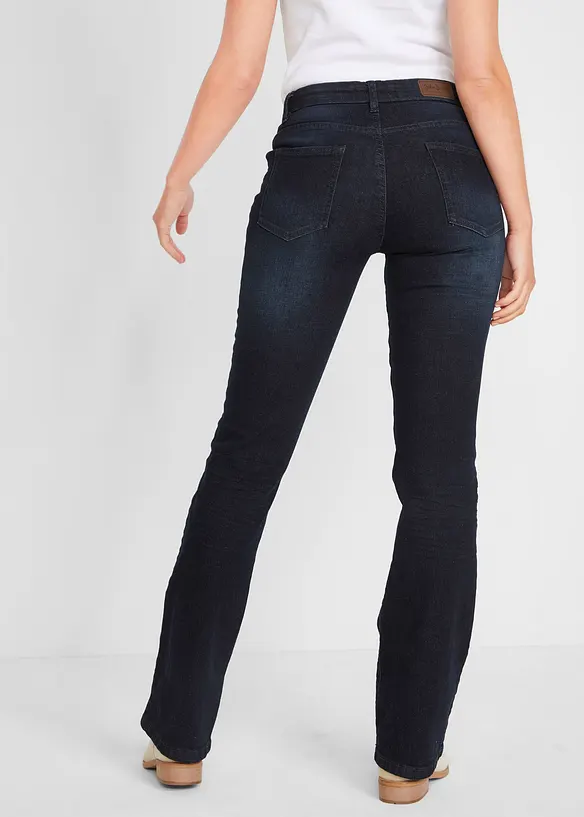 Bootcut Jeans Mid Waist, Stretch, bonprix