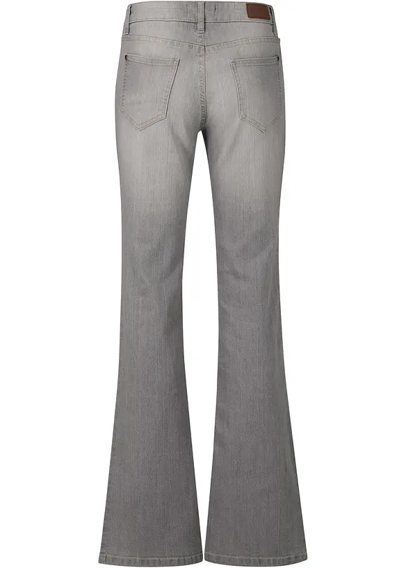 Bootcut Jeans Mid Waist, Comfort Stretch, bonprix