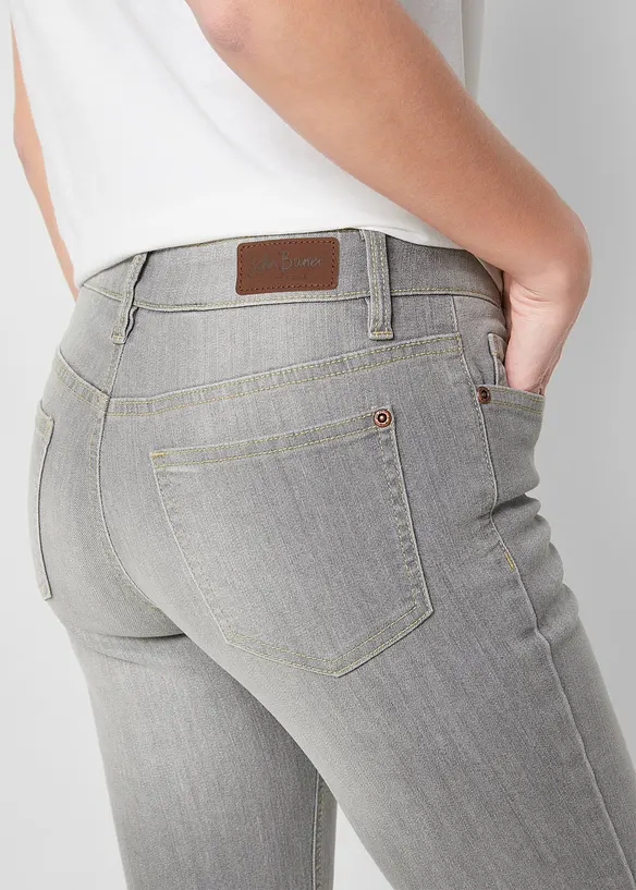 Bootcut Jeans Mid Waist, Comfort Stretch, bonprix