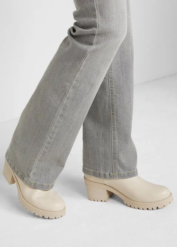 Bootcut Jeans Mid Waist, Comfort Stretch, bonprix