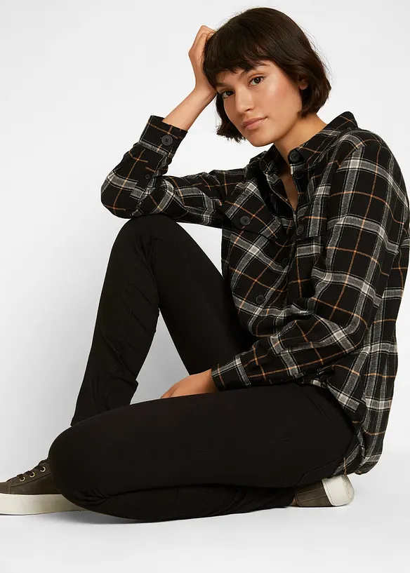 Termojeggings med medelh&ouml;g midja, bonprix