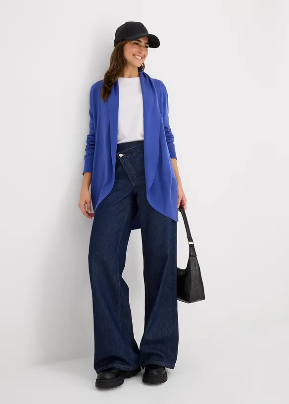 Finstickad cardigan, bonprix