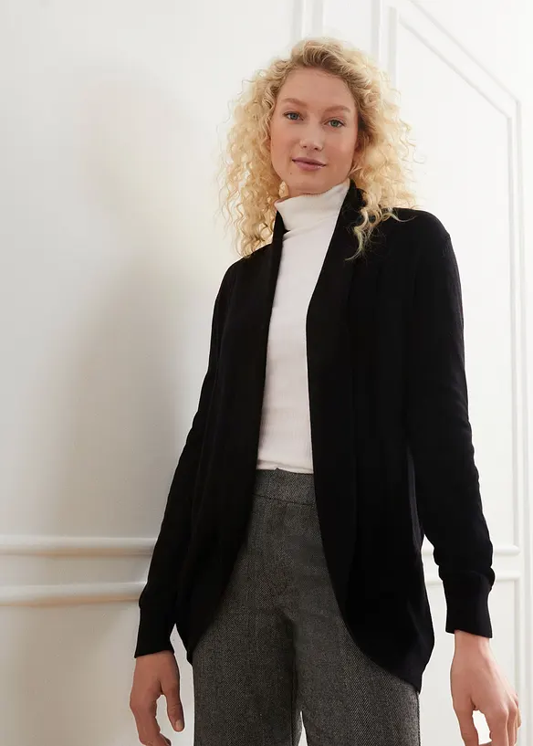 Finstickad cardigan, bonprix