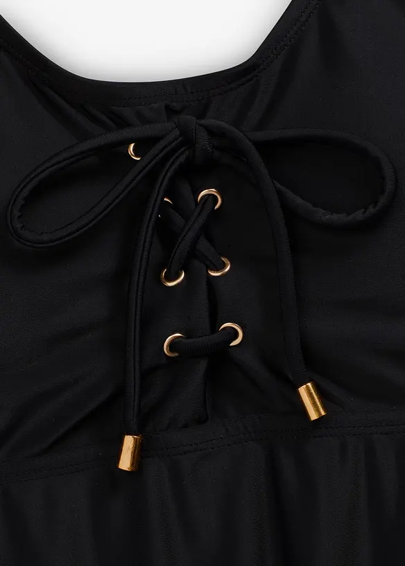 Tankini med sn&ouml;rning (2 delar), bonprix